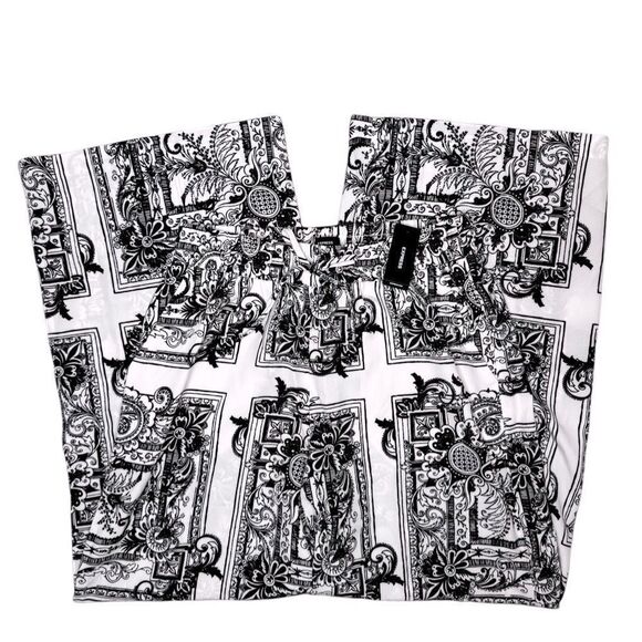 NWT EXPRESS High waisted design wide leg pants Size Small - Picture 6 of 10